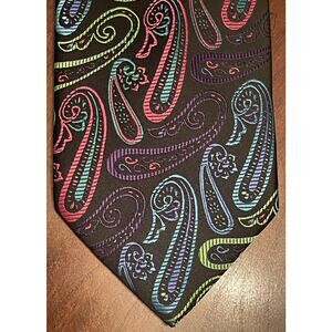 Menz GGG Pink Purple Green Blue Men’s Neck Tie